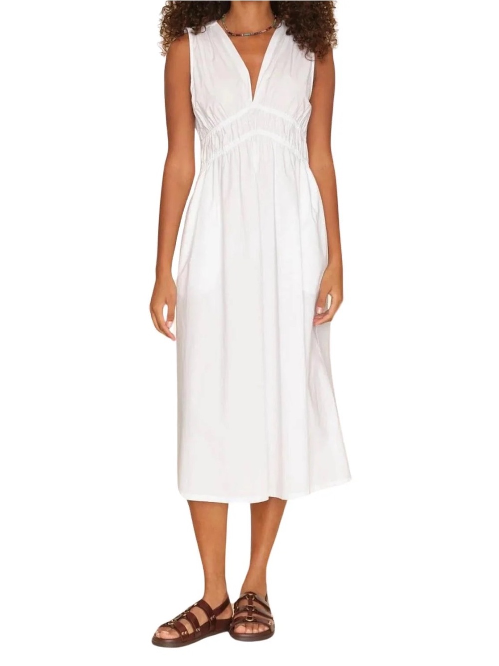 Xirena - Cyra Midi Dress - White/Cloud, size M